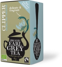 CLIPPER - Thé noir Earl Grey bio x20